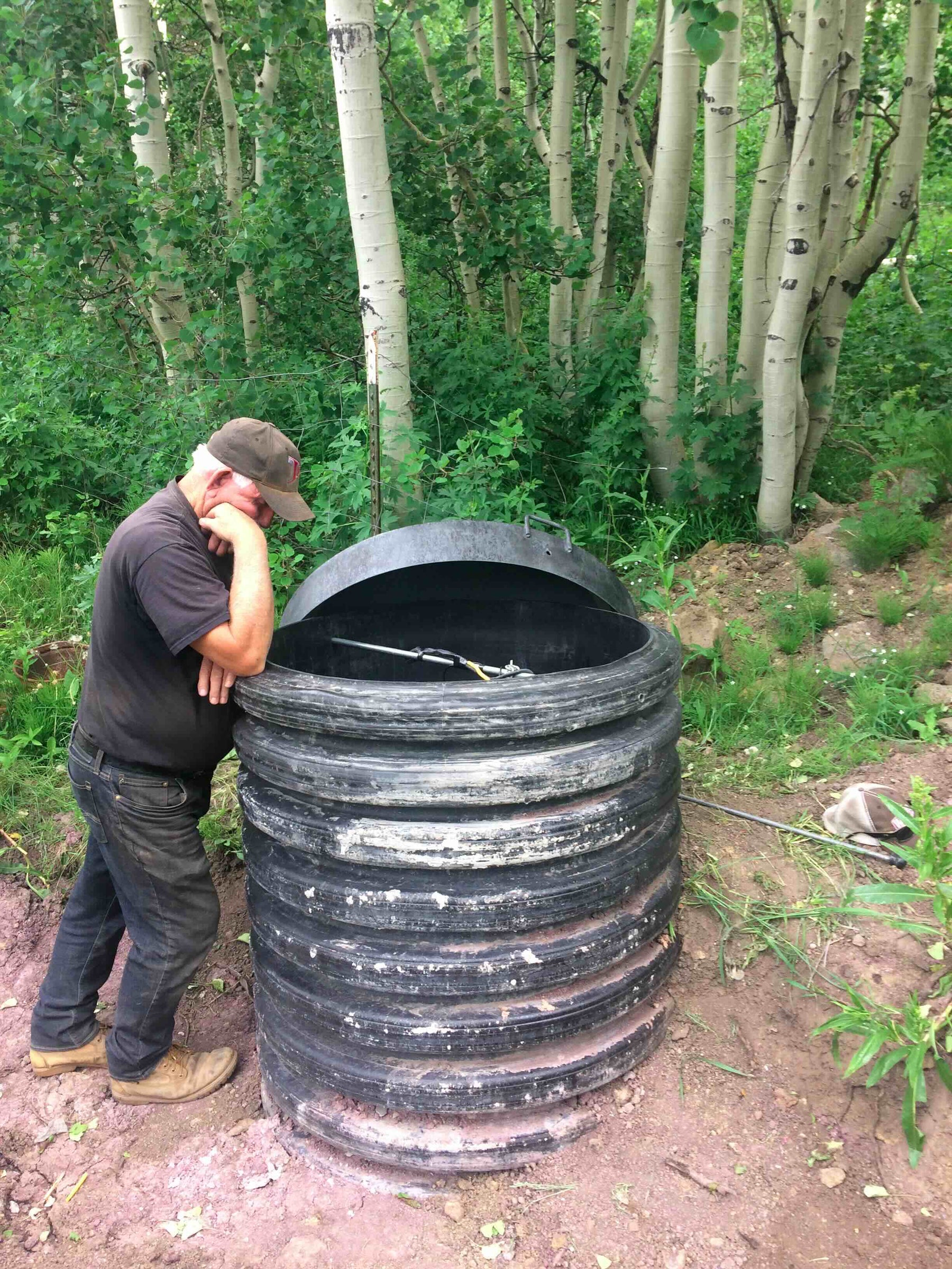 submersible well pump installation