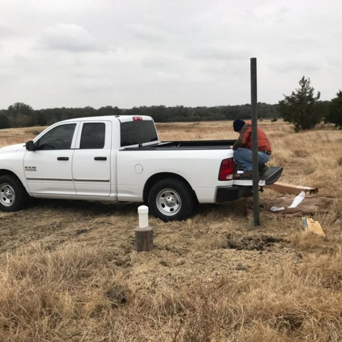 Submersible well pump install