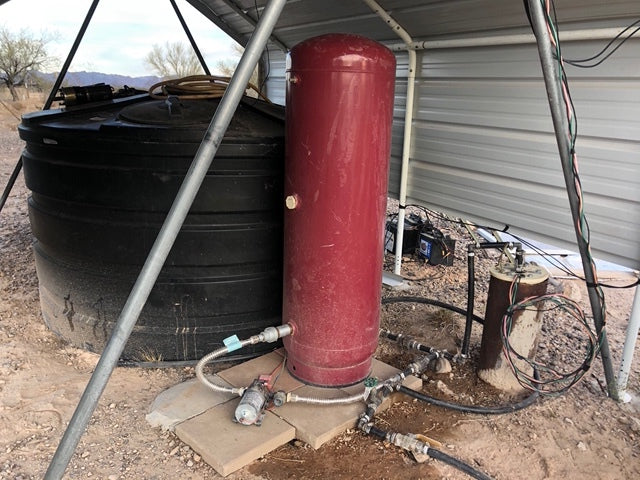 Submersible Well Pump and Pressure Tank