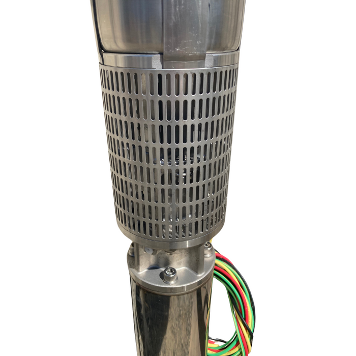 RPS 7.5HP 480V 400RPS75, Up to 70FT Head, 265 to 528GPM, Stainless Steel Submersible Pump End + Motor