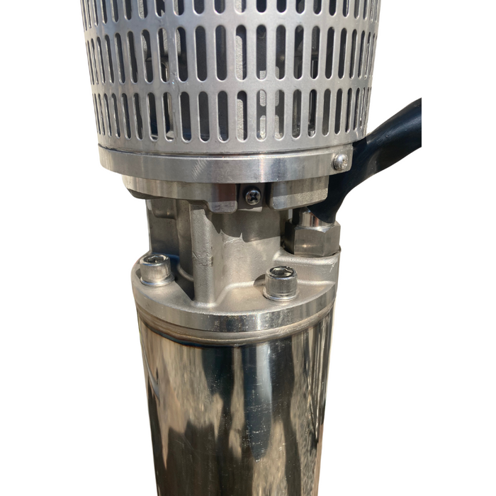 RPS 15HP 480V 500RPS150, Up to 140FT Head, 240 to 660GPM, Stainless Steel Submersible Pump End + Motor