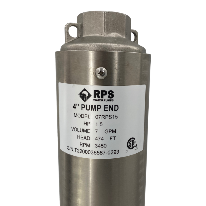 07RPS15 Pump End, 5-13GPM